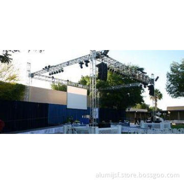 Outdoor Concert / Party / Wedding Stage DJ Truss For Speake